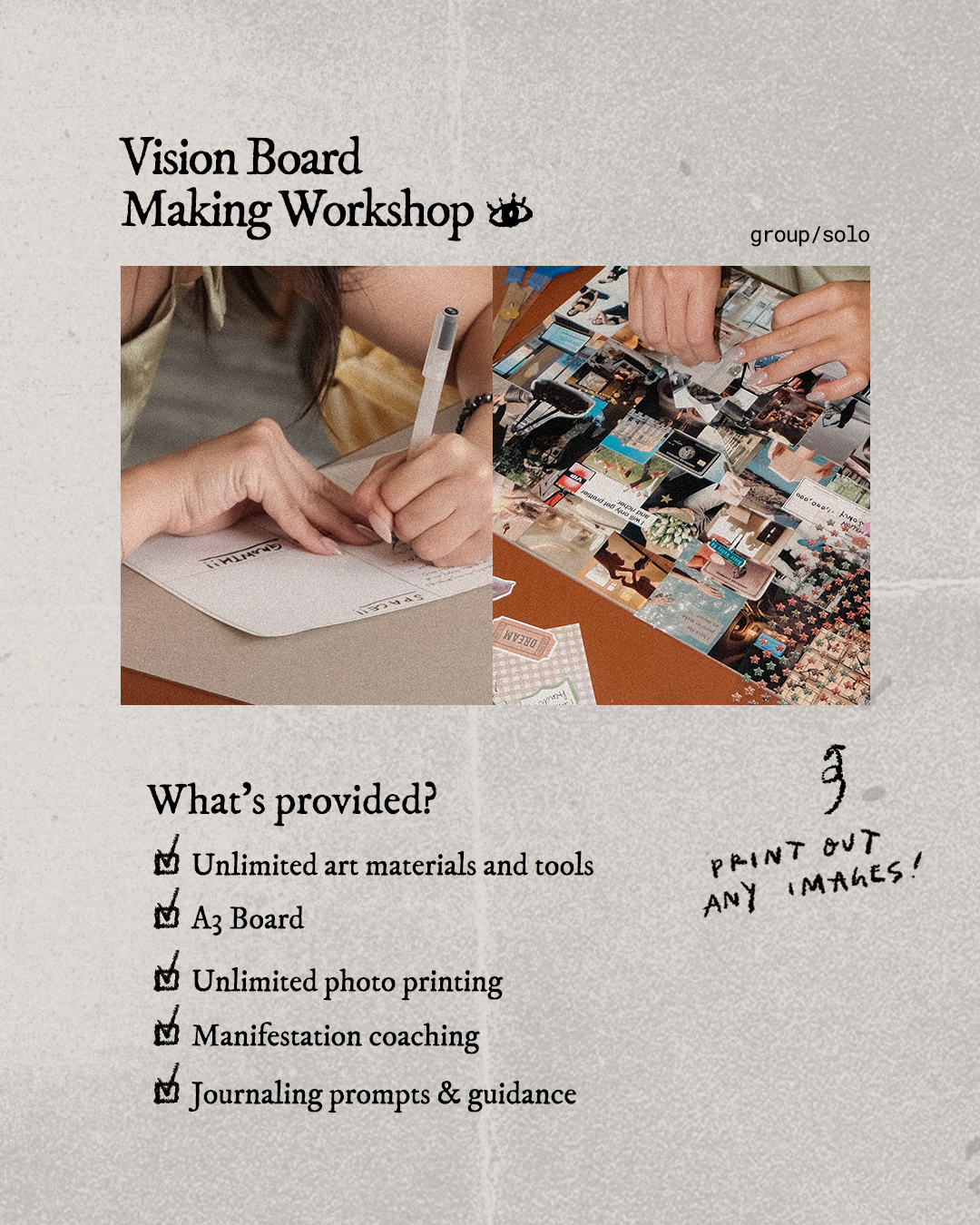 Vision Board Making Workshop
