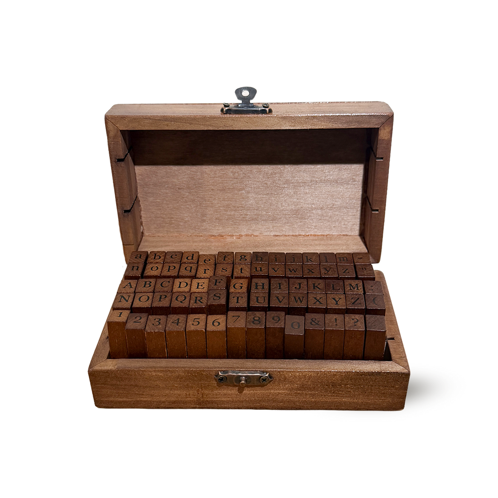 Alphabet Serif Stamp Box Set