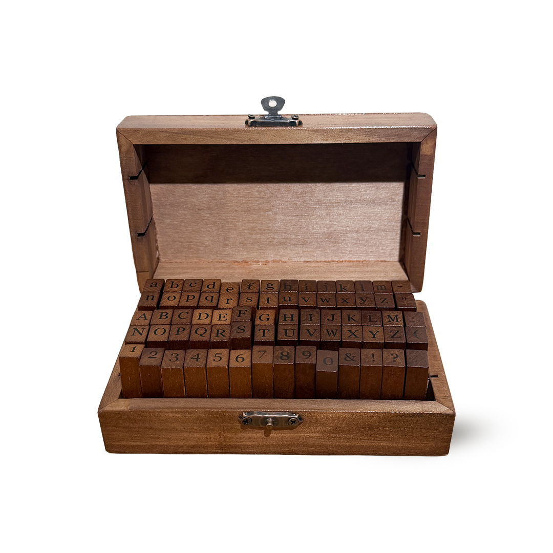 Alphabet Serif Stamp Box Set