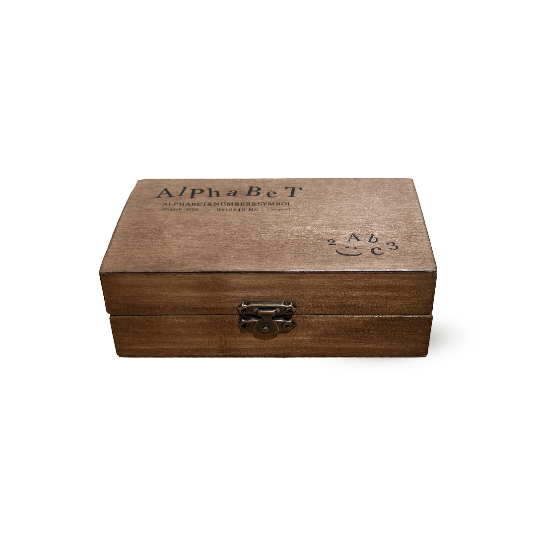 Alphabet Serif Stamp Box Set