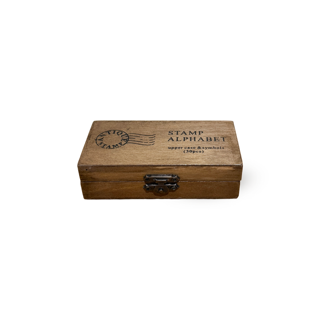 Alphabet Serif Uppercase Stamp Box Set