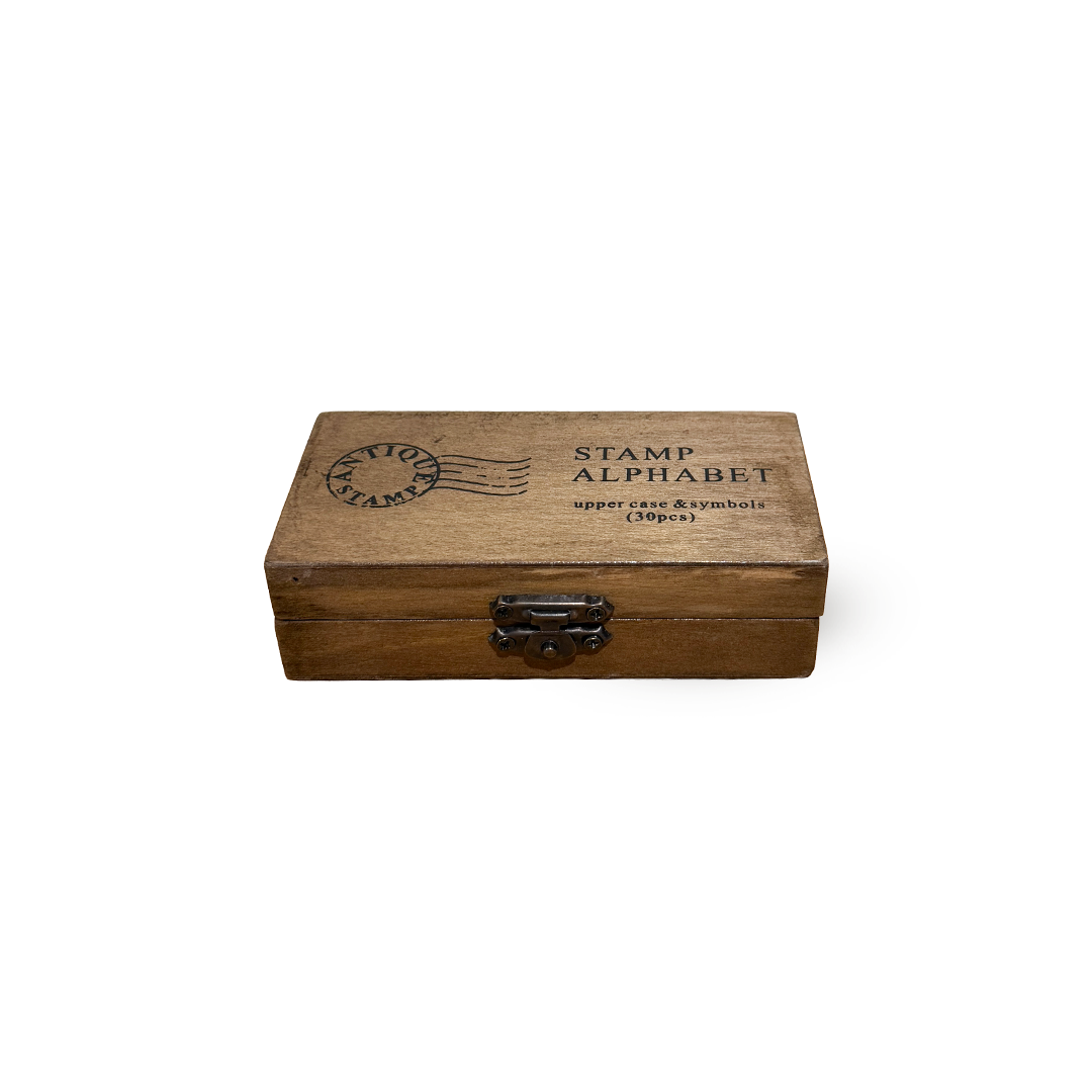 Alphabet Serif Uppercase Stamp Box Set