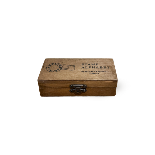 Alphabet Serif Uppercase Stamp Box Set