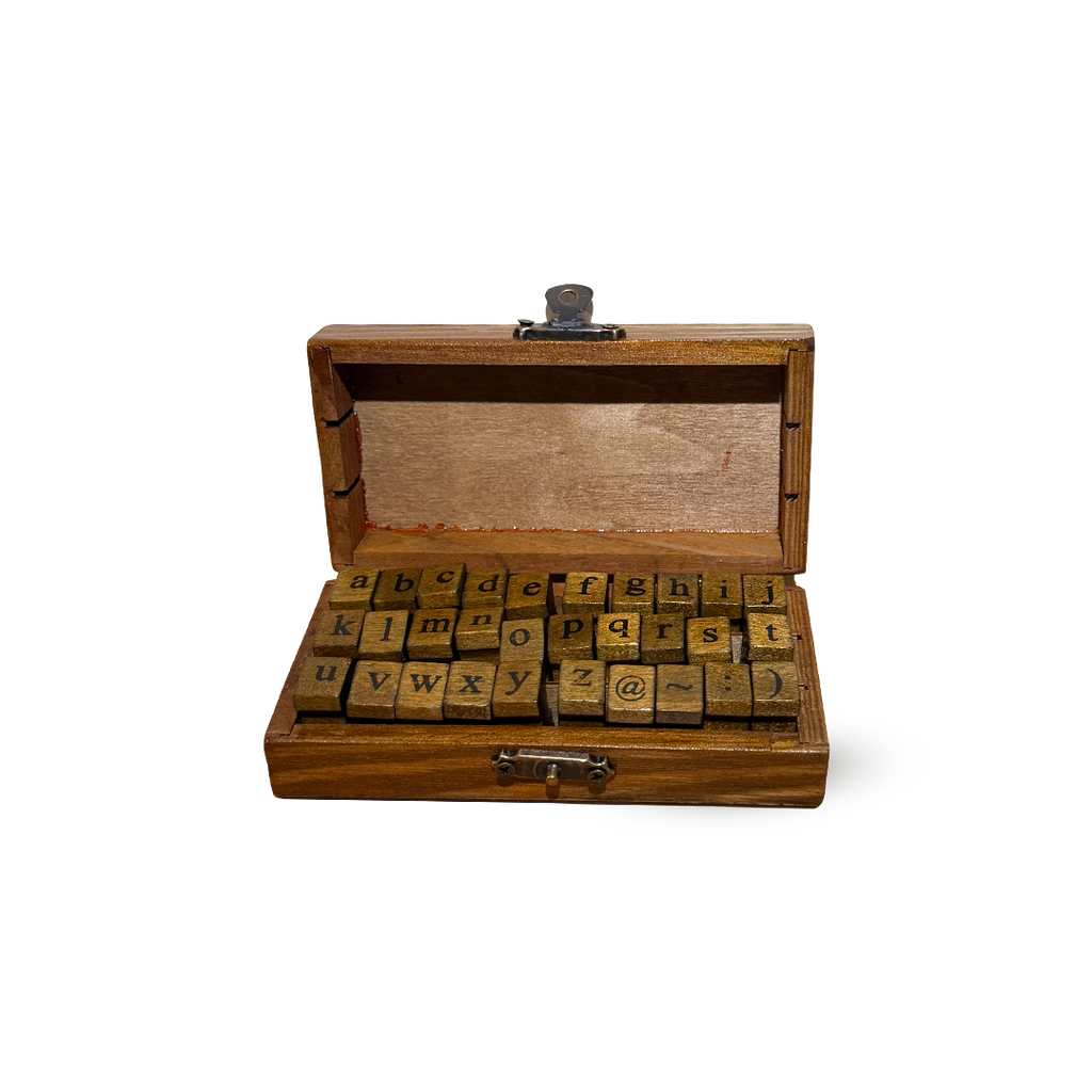Alphabet Serif Lowercase Stamp Box Set
