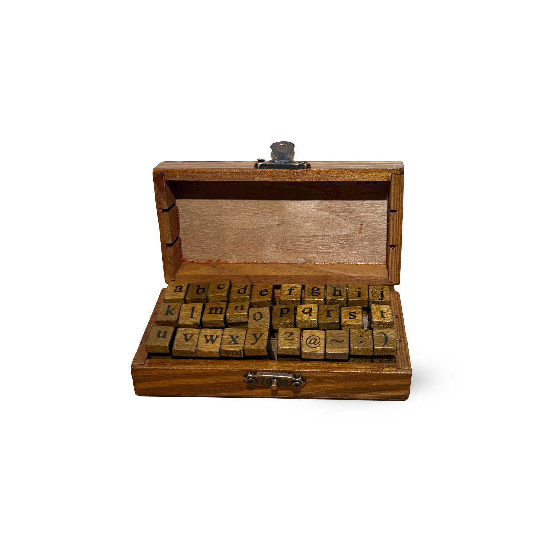 Alphabet Serif Lowercase Stamp Box Set