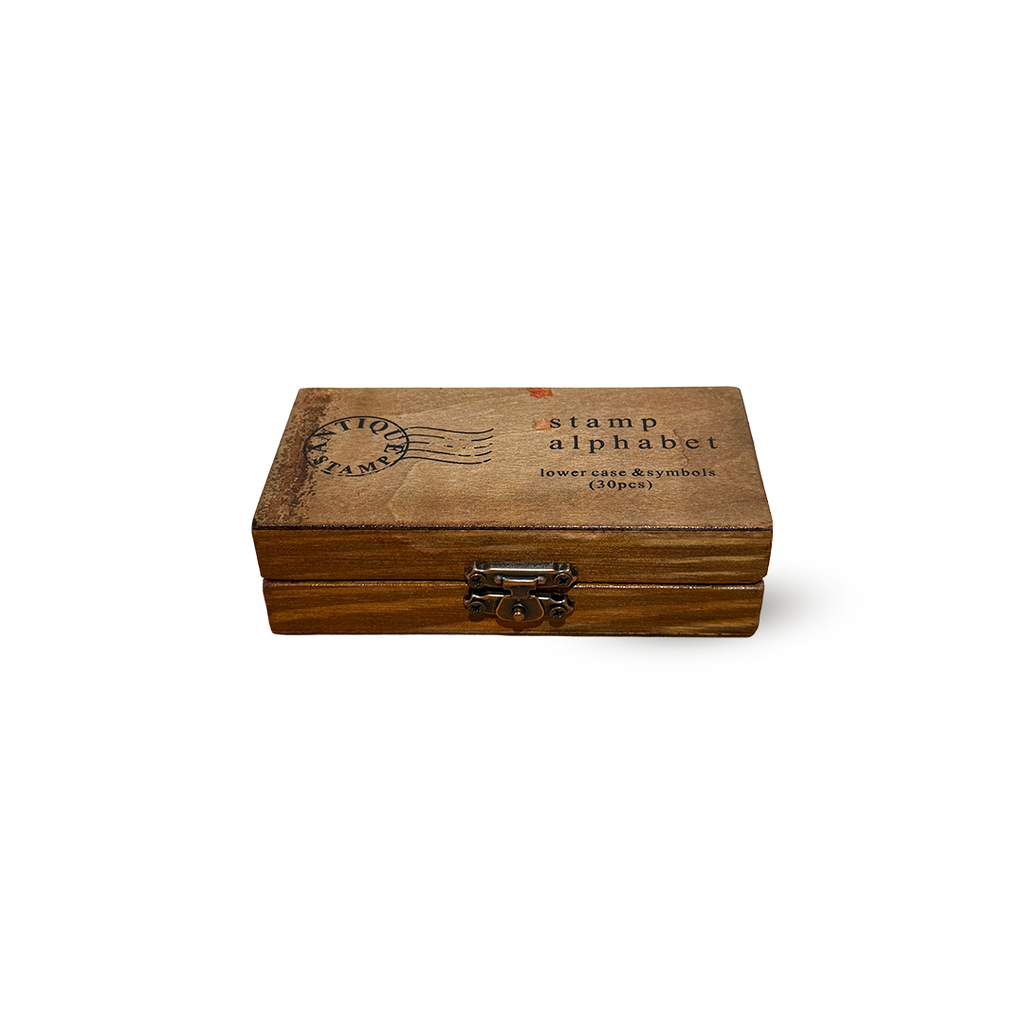 Alphabet Serif Lowercase Stamp Box Set