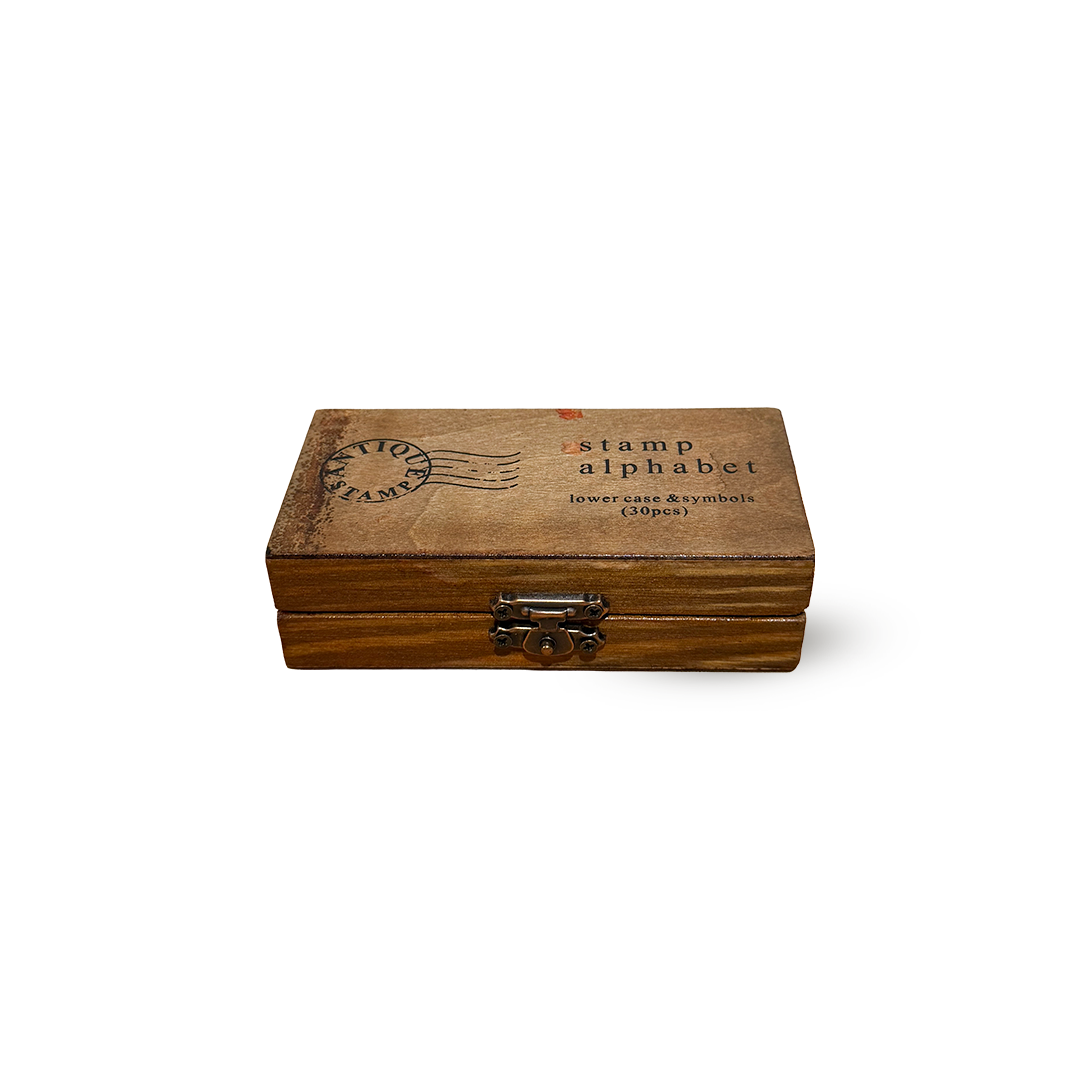 Alphabet Serif Lowercase Stamp Box Set