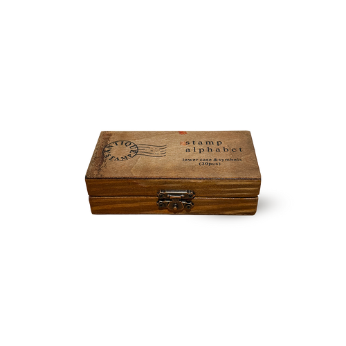 Alphabet Serif Lowercase Stamp Box Set