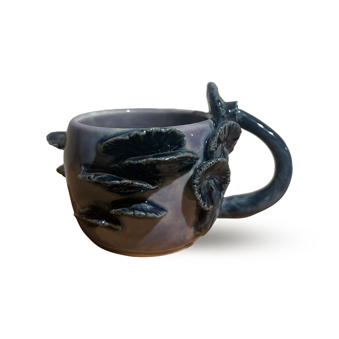 Left Handed Shelf Mushrooms Mug