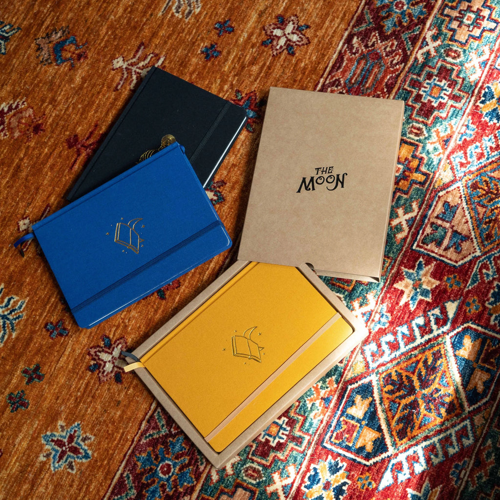 The Moon Dateless Bullet Journal - Blue
