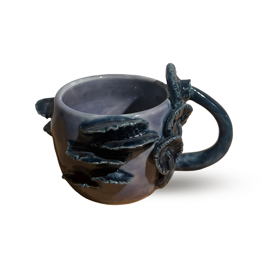 Left Handed Shelf Mushrooms Mug