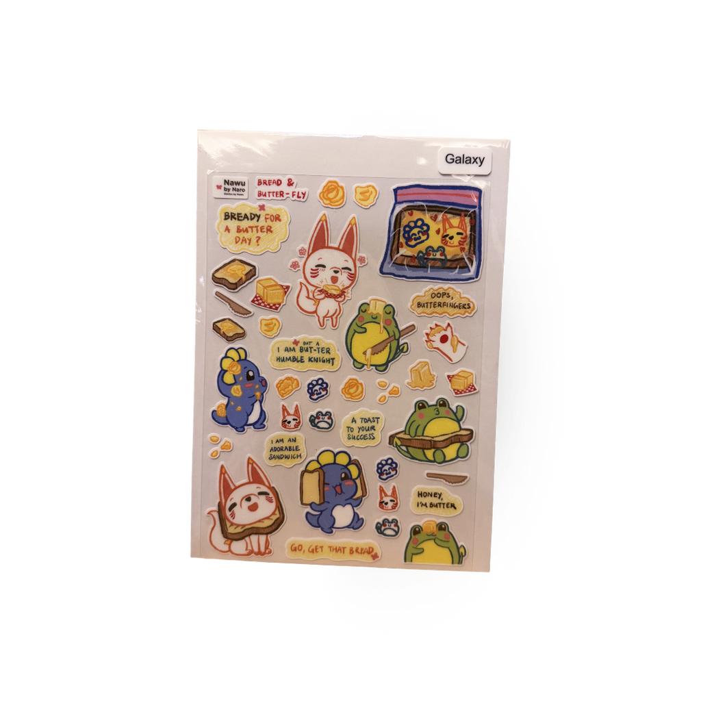 Bread & Butter-fly Sticker Sheet