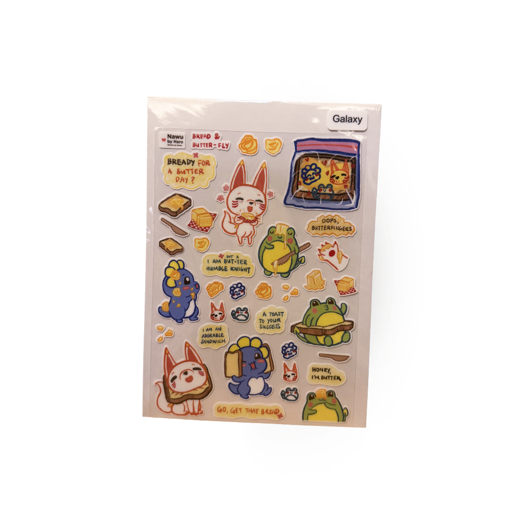 Bread & Butter-fly Sticker Sheet