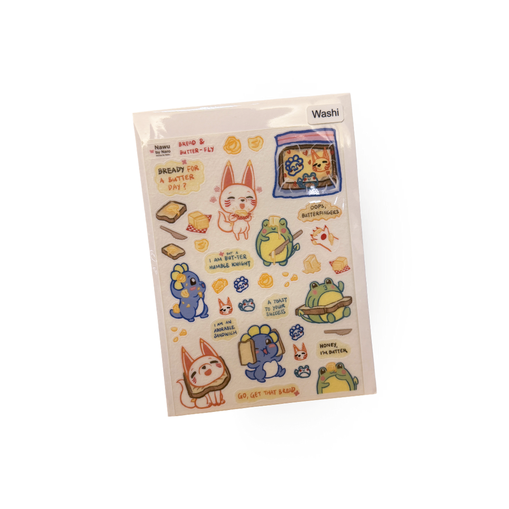 Bread & Butter-fly Sticker Sheet