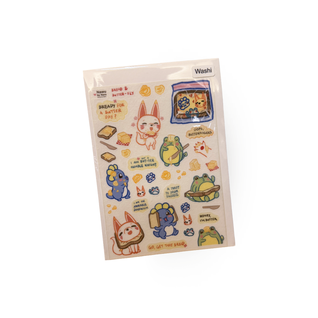 Bread & Butter-fly Sticker Sheet
