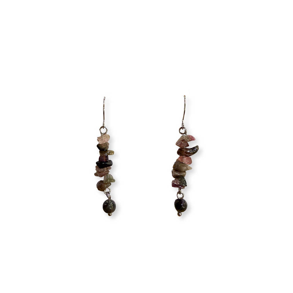 Tourmaline Chip Earrings