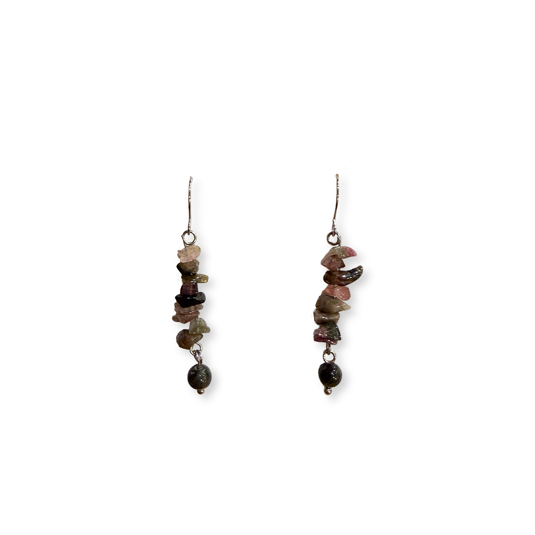 Tourmaline Chip Earrings