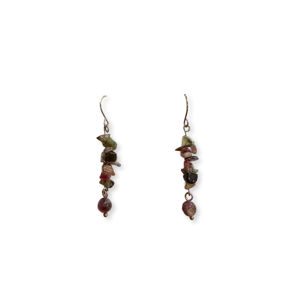 Tourmaline Chip Earrings